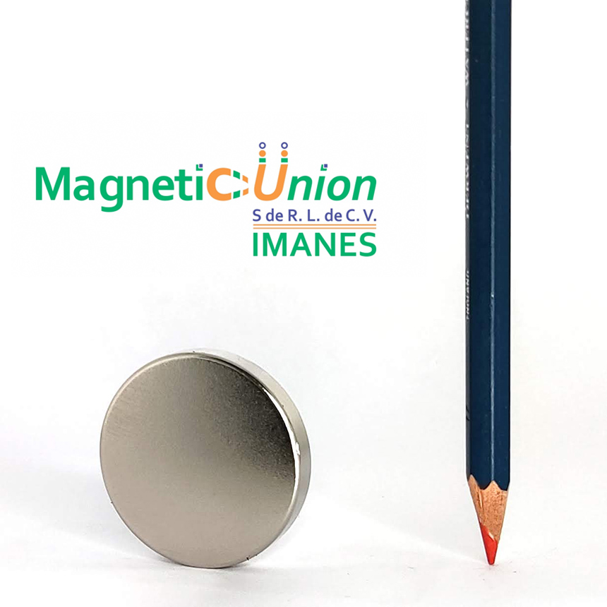 IMANES DE NEODIMIO Disco 25x5x8 Mm - Magnetic-Union